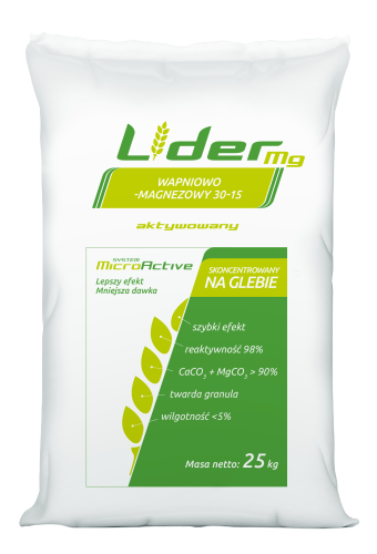Wapno LIDER MG wapniowo-magnezowy 25 kg worek