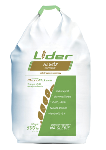 Wapno LIDER CA wapniowy 500 kg BIG-BAG